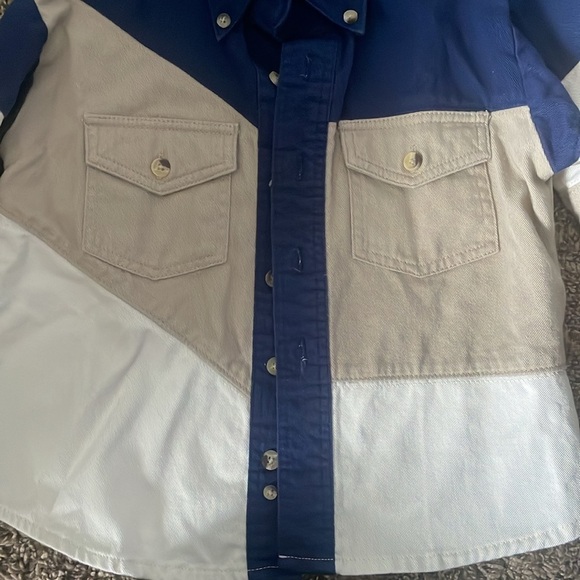 Wrangler Western Shirt Boys XXS (0-2) Button Up - Picture 3 of 6